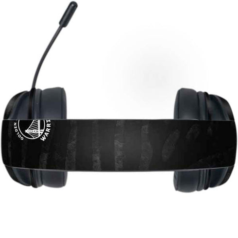 NBA Golden State Warriors Black Animal Print Razer Kraken X Skin